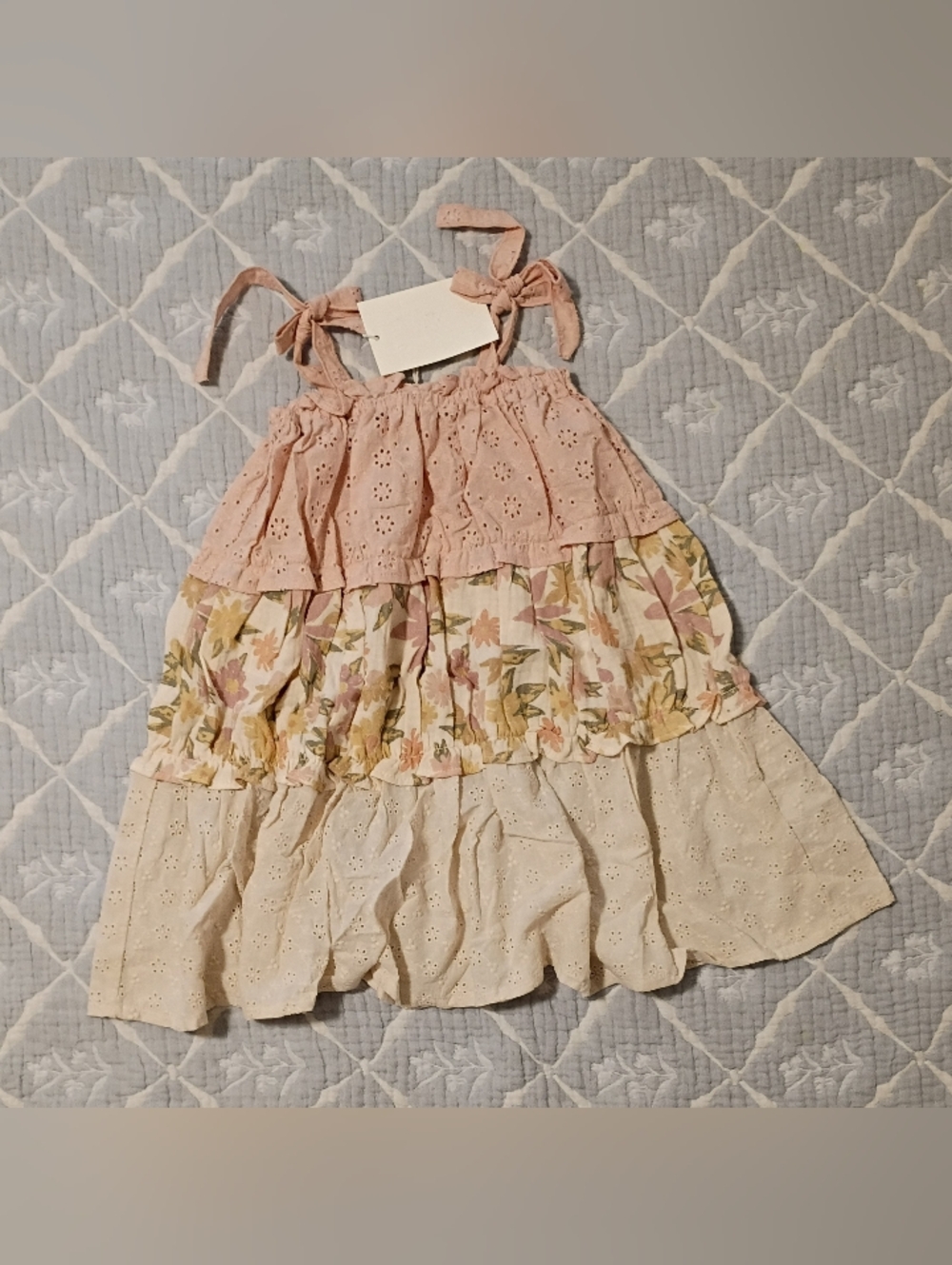 Wild Wawa Mauve Meadows Amber Dress 2/3Y NWT